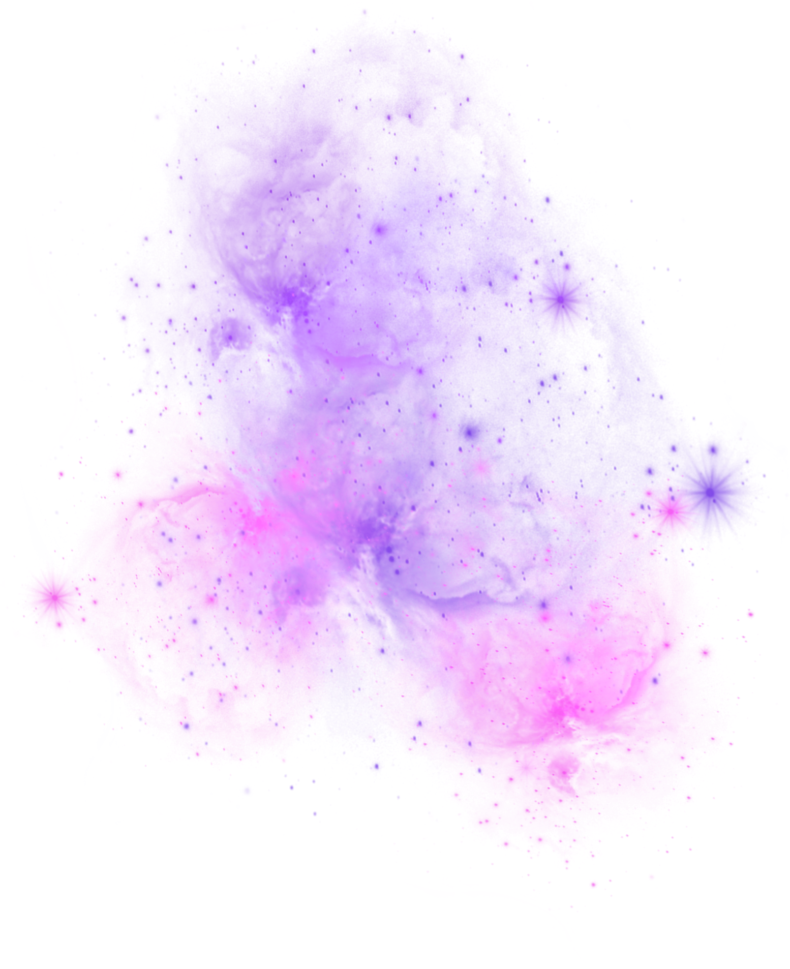 Purple & Violet Space Galaxy Overlay Background